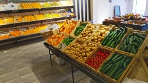 Create meme: vegetable Central market of Feodosia, supermarket, fruits and vegetables
