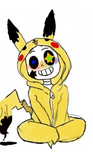 Create meme: drawings of Chika fnaf, Pikachu, Chica