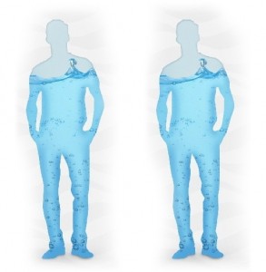 Create meme: body water, the water in the body, mannequin male