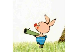 Create meme: Piglet from Winnie the Pooh with a gun, Piglet, Winnie the Pooh and Piglet with a gun