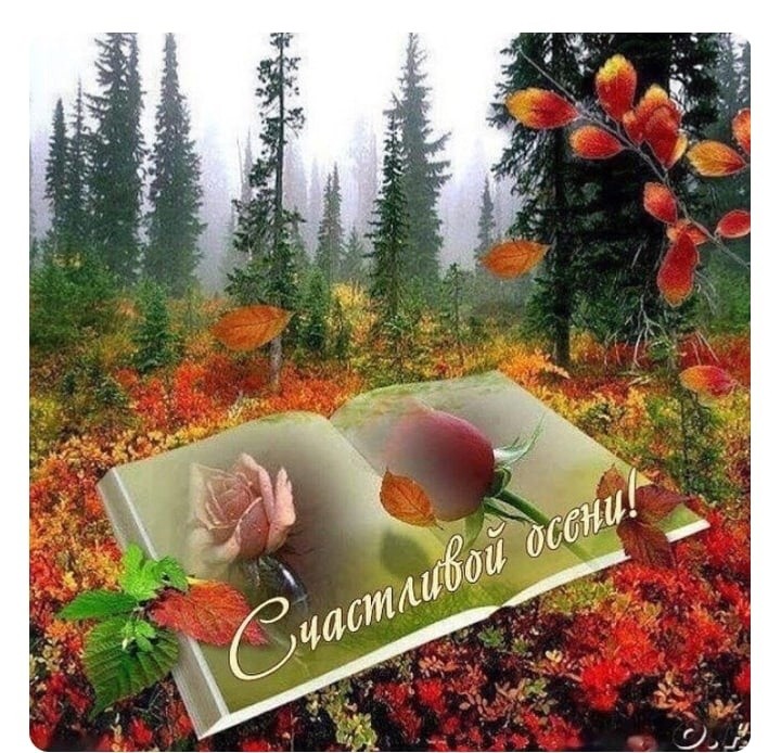 Create meme: happy autumn greeting cards, happy autumn, good autumn morning