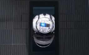 Создать мем: portal 2 wheatley in space, уитли portal 2, portal 2 wheatley