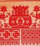 Create meme: symbols in the Russian folk embroidery, Russian embroidery Makosh, the ornament of Russian folk embroidery