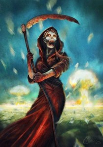 Create meme: death death Tarot, scary pictures, wrath of the titans art