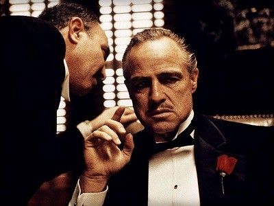 Create meme: meme of don Corleone , Vito Corleone, but do it without respect