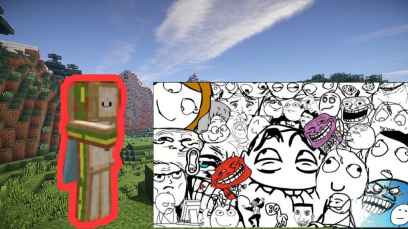 Create meme: minecraft shaders, fun minecraft, background minecraft