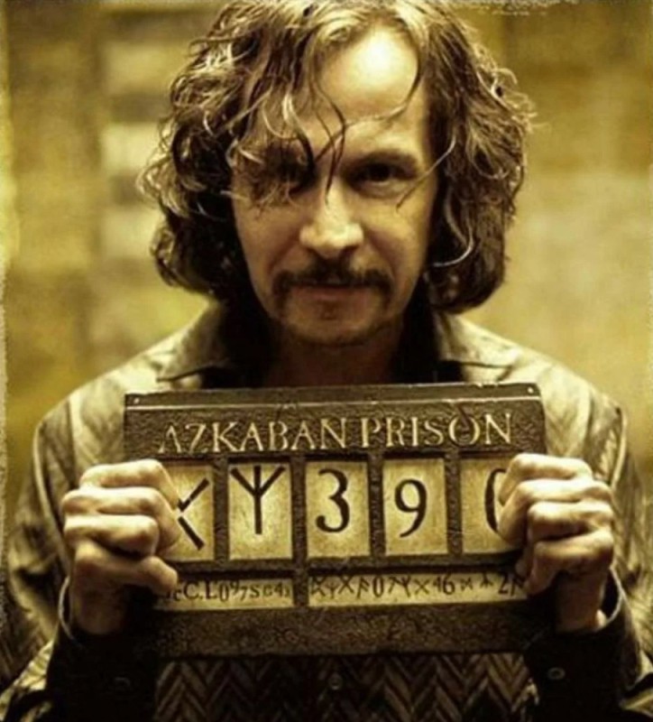 Create meme: the prisoner of Azkaban, Harry Potter , Sirius black is a prisoner of azkaban