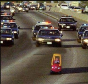 Create meme: car chase, chase, police chase GIF