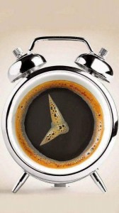 Создать мем: часы кофе, кофе утро, картина кофе