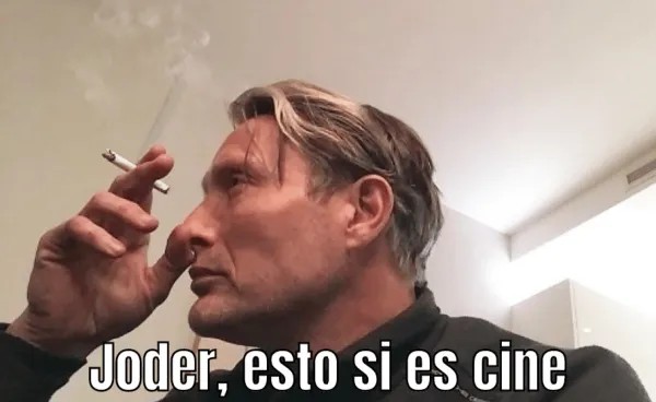 Create meme: Mads Mikkelsen, a frame from the movie, Hannibal Lecter Mads Mikkelsen