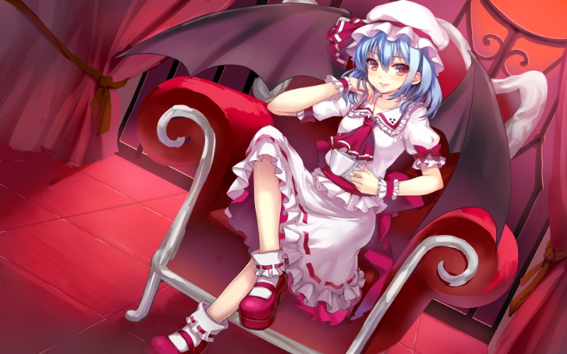 Создать мем: remilia scarlet, touhou project аниме, touhou взрослая ремилия