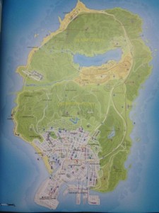 Create meme: The map of Los Santos from GTA 5