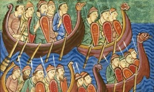 Создать мем: средневековые миниатюры викингов, средние века, викинги картины средневековья