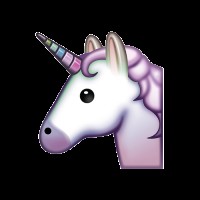 Create meme: the unicorn Emoji