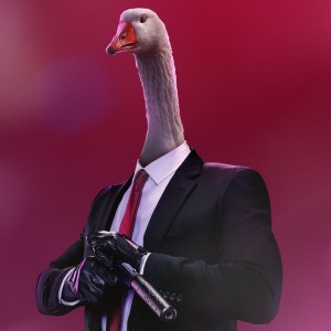 Create meme: Duck, Duck, goose, goose game, goose