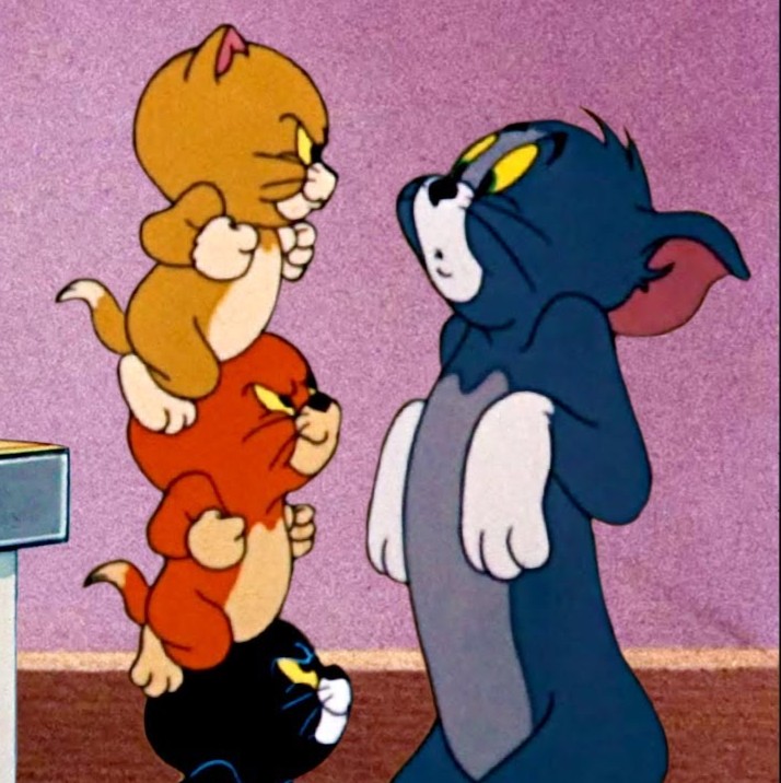 Create meme: Tom and Jerry , Tom and Jerry are small, tom jerry cartoon