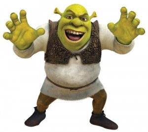 Create meme: Shrek, the ears of Shrek PNG, card Shrek