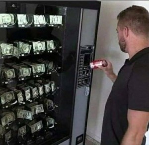 Create meme: machine, device, a vending machine