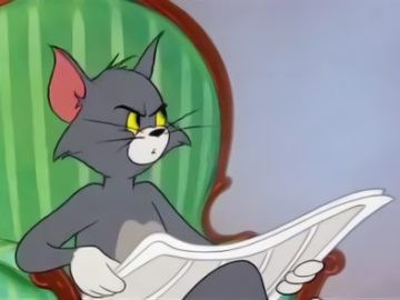 Create meme: anime , that with the newspaper, Tom from Tom and Jerry meme