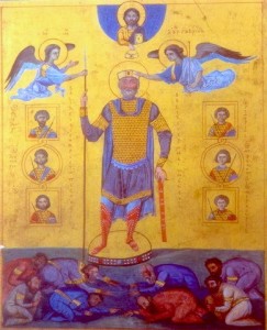 Создать мем: вознесение господне икона рублев, иконы, василий ii болгаробойца