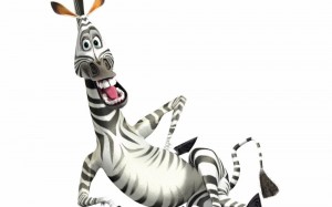 Create meme: Madagascar Zebra Marty