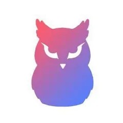 Создать мем: красная сова, телеграм канал, owl