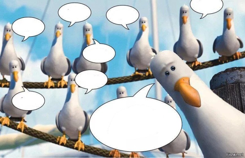 Create meme: seagulls meme, let seagulls, meme Seagull 
