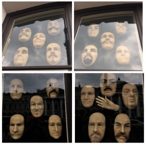 Create meme: the wax figures on the Nevsky, a photo of a man