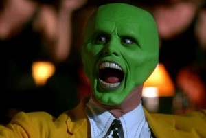 Create meme: Jim Carrey, the mask, green mask