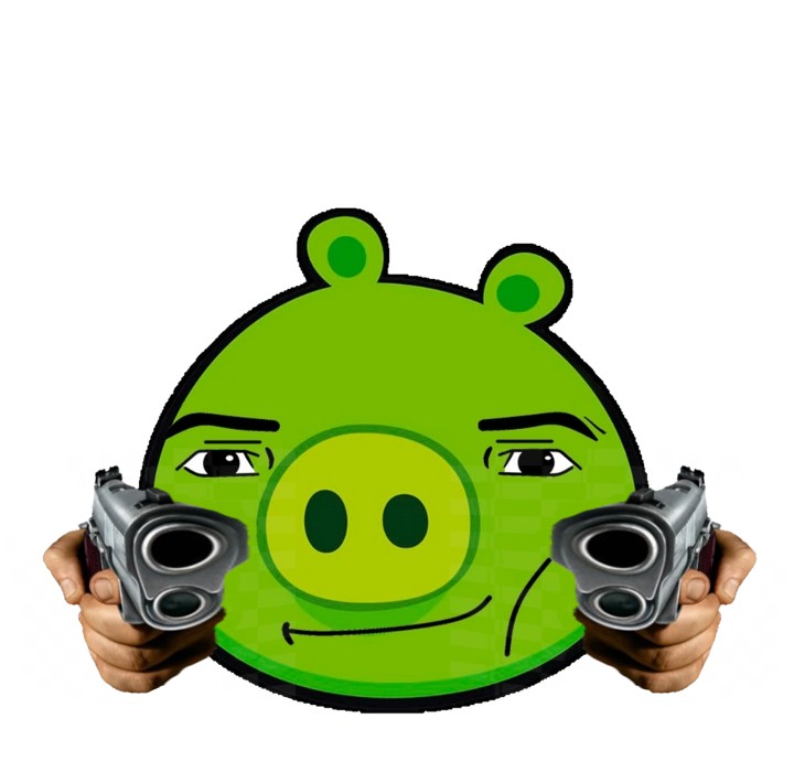 Create meme: pig angry birds, angry birds pig, The pig from angri birds