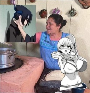 Create meme: naruto funny moments, sasuke, naruto