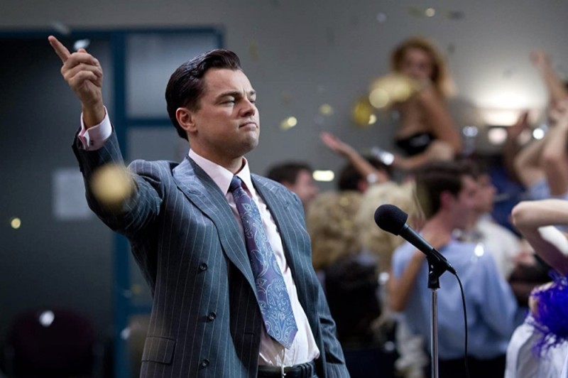 Create meme: Leonardo DiCaprio the wolf of wall, Dicaprio the wolf of wall street, wall street