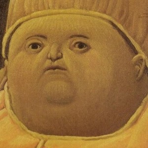 Create meme: y tho meme, Fernando Botero pope leo x