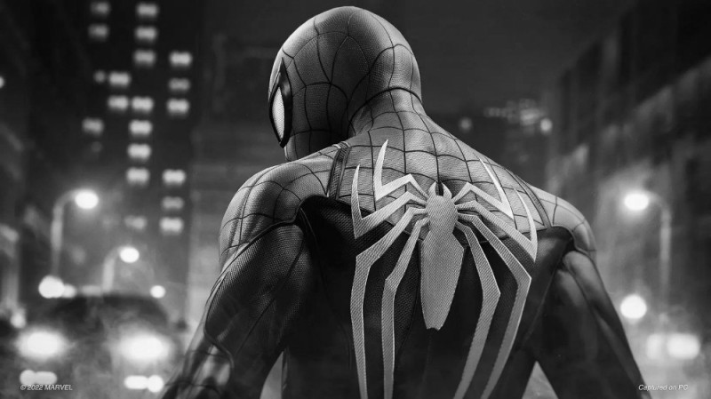 Создать мем: человек паук игра 2018, человек паук на пк, marvel s spider man remastered