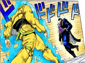 Create meme: jojo, jojo's bizarre adventure, dio goes to jotaro meme