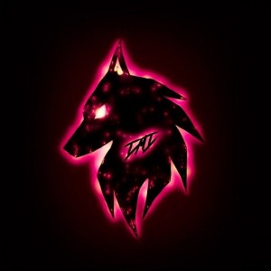 Create meme: wolf neon, purple wolf