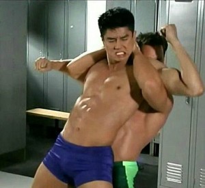 Create meme: hachimaki fight, lord of the locker room gachimuchi, gachimuchi boss of this gym