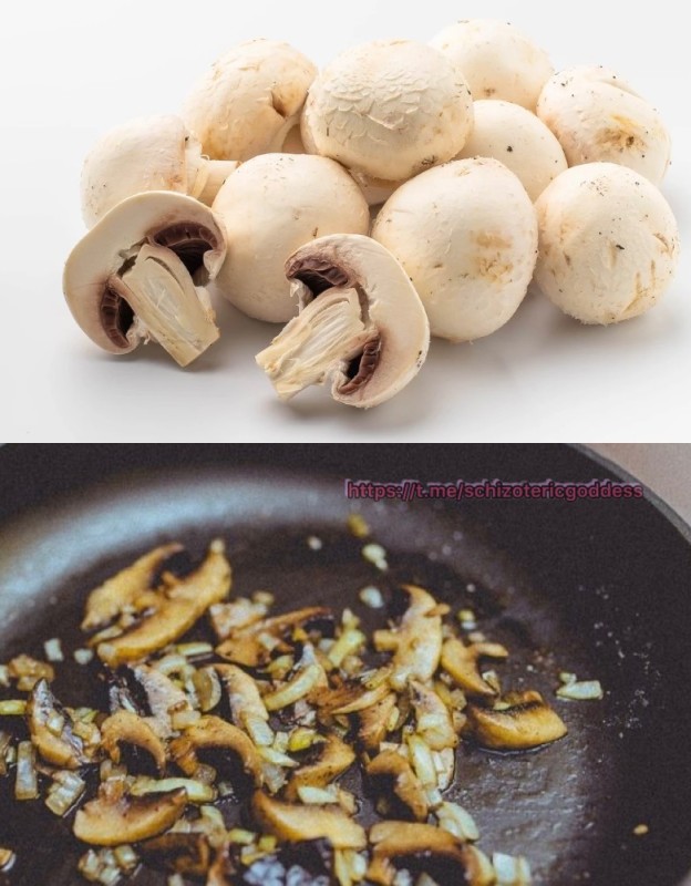 Создать мем: блюда из шампиньонов, грибы рецепты, салат с грибами шампиньонами