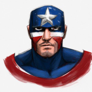 Create meme: captain America