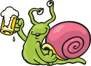 Создать мем: snail, пьяная улитка, еда