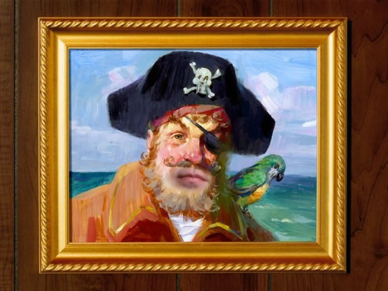 Create meme: spongebob pirate, pirate spongebob, captain from spongebob