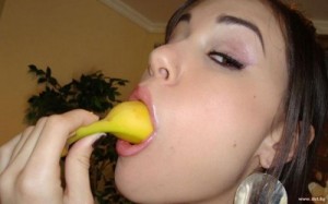 Create meme: I LOVE TO EAT BANANAS