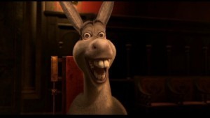 Create meme: donkey Shrek meme, donkey from Shrek smiling, donkey Shrek