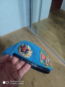 Create meme: day blue beret, the beret of the airborne forces, blue beret VDV