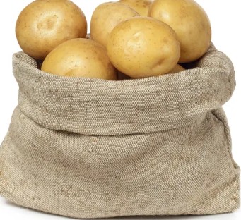 Создать мем: мешок на белом фоне, большой мешок картошки, мешок картошки на белом фоне
