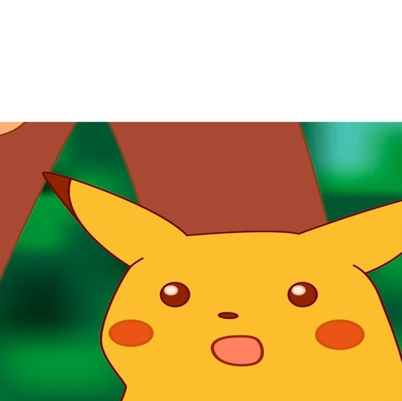 Create meme: pikachu, Pikachu meme, meme pikachu surprise new year