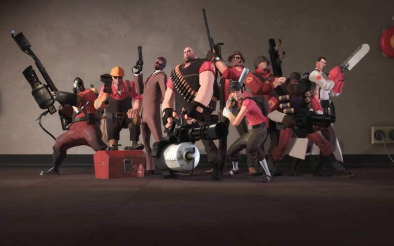 Создать мем: team fortress 2 gameplay, team fortress 2 classic, team fortress 2 пулеметчик