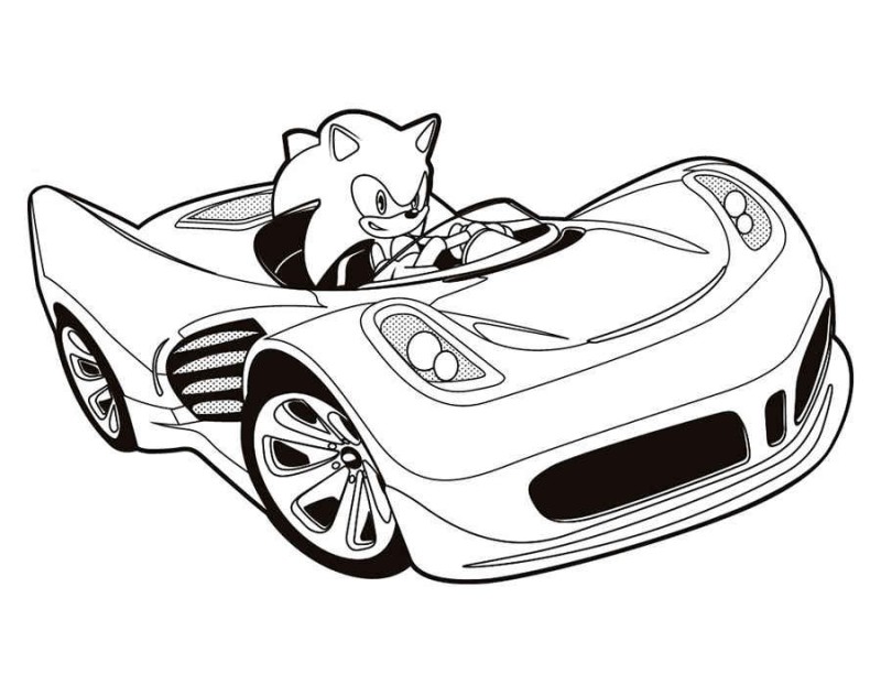 Create meme: coloring pages for boys, sonic coloring book, mclaren coloring pages
