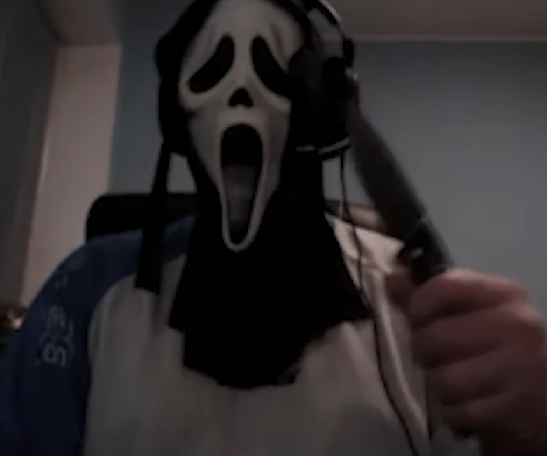 Создать мем: крик, ghostface scream, scream