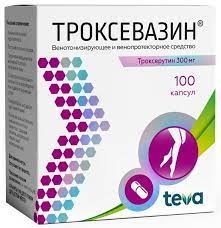 Создать мем: троксевазин тева, троксевазин капсулы 300 мг 100 шт. балканфарма, троксевазин нео гель 40г